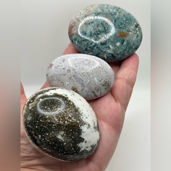 Ocean Jasper (OJ) Palm Stone Bundle - Picture 3 of 4